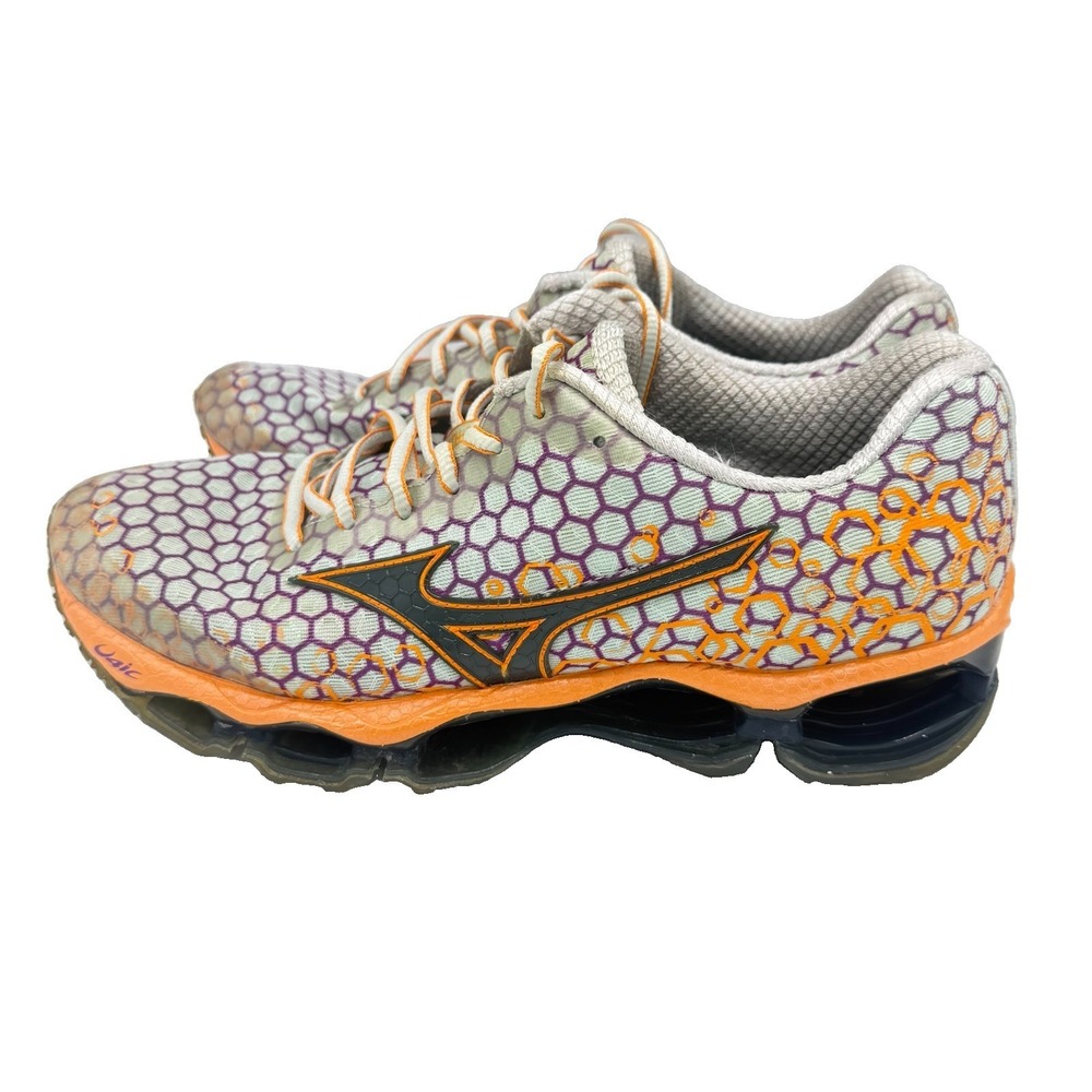 Mizuno Wave Prophecy 3 Hex Purple Orange J1GD140008 Womens Size 9